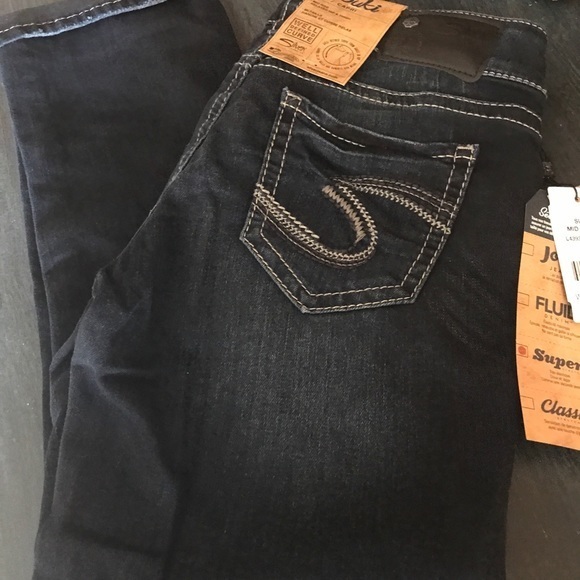 NWT Silver Jeans đź‘– SUKI Mid Capri 25 - Picture 3 of 6